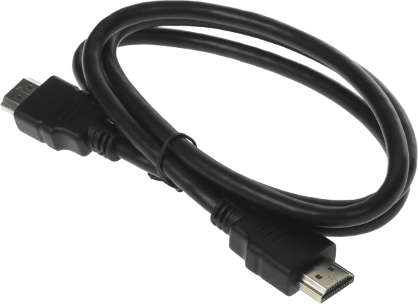 Кабель аудио-видео Premier 5-808 HDMI (m)/HDMI (m) 1м. позолоч.конт. черный (уп.:1шт) (5-808 1.0)