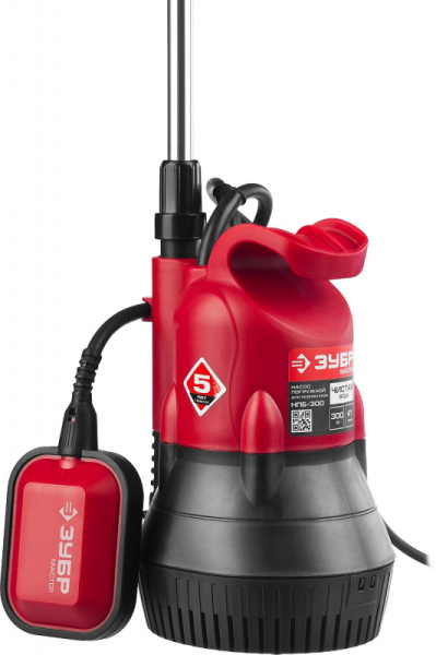 Насос центробежный Зубр НПБ-300 300Вт 2460л/час