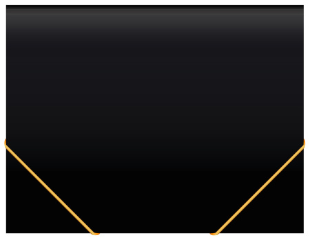 Папка на резинке Бюрократ Black Opal BL510/1 A4 пластик кор.30мм 0.5мм черный