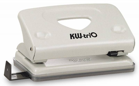 Дырокол Kw-Trio Classic Mini 941 макс.:10лист. металл ассорти отв.:2 с линейкой
