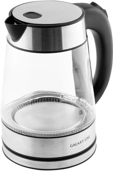 Чайник электрический Galaxy Line GL 0561 1.7л. 2200Вт серебристый корпус: стекло/пластик (ГЛ0561)