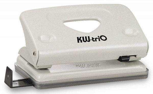 Дырокол Kw-Trio Classic Mini 941 макс.:10лист. металл ассорти отв.:2 с линейкой