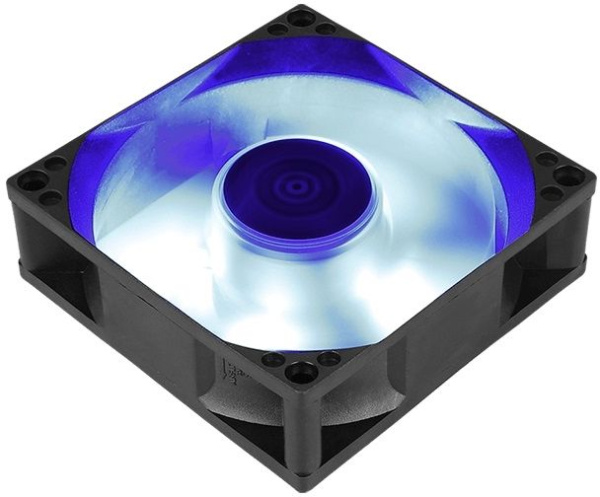 Вентилятор Aerocool Motion 8 Blue-3P 80x80mm 3-pin 25dB 90gr LED Ret