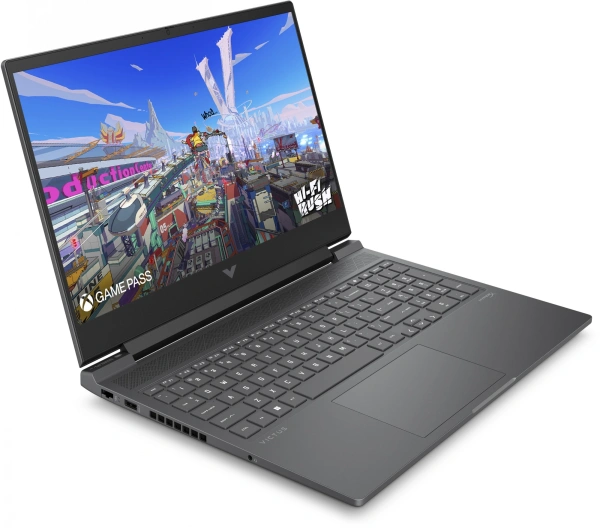 Ноутбук HP Victus 16-s1023dx Ryzen 7 8845HS 16Gb SSD512Gb NVIDIA GeForce RTX4070 8Gb 16.1" IPS FHD (1920x1080) Windows 11 Home dk.silver WiFi BT Cam (A1SV3UA)