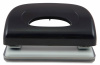 Дырокол Kw-Trio Dolphin 091X9BLACK макс.:10лист. пластик черный отв.:2 с линейкой