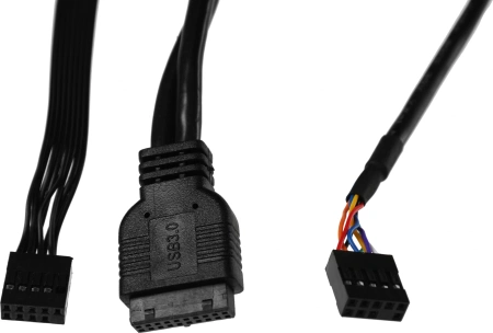 Корпус MSI MAG Forge 120A черный без БП ATX 2x120mm 2xUSB3.0 audio bott PSU