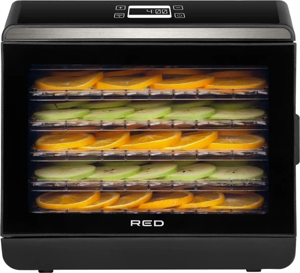 Сушка для фруктов и овощей Red Solution RFD-0151 18под. 500Вт черный