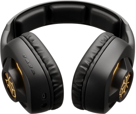 Наушники с микрофоном Оклик HS-L575G черный накладные BT оголовье (1895253)