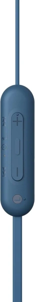 Гарнитура внутриканальные Sony WI-C100 синий беспроводные bluetooth шейный обод (WI-C100/LZ)