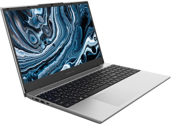 Ноутбук Digma Pro Breve Ryzen 5 7430U 16Gb SSD512Gb AMD Radeon 15.6" IPS FHD (1920x1080) Windows 11 Professional silver WiFi BT Cam 4500mAh (DN15R5-ADXW09)