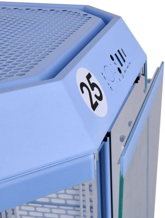 Корпус Thermaltake The Tower 300 Hydrangea голубой без БП miniITX 7x120mm 5x140mm 2xUSB3.0 audio bot