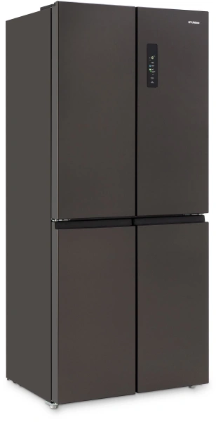 Холодильник Hyundai CM45043F 3-хкамерн. черная сталь