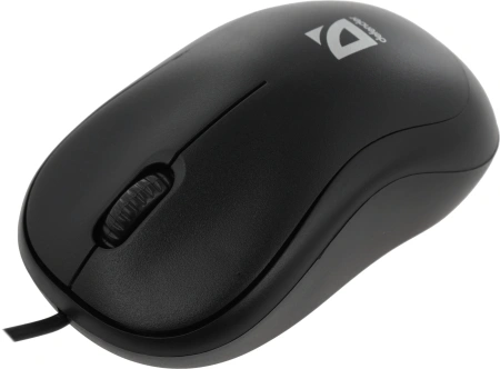 Мышь Defender Patch MS-759 черный оптическая 1000dpi USB для ноутбука 2but (52759)