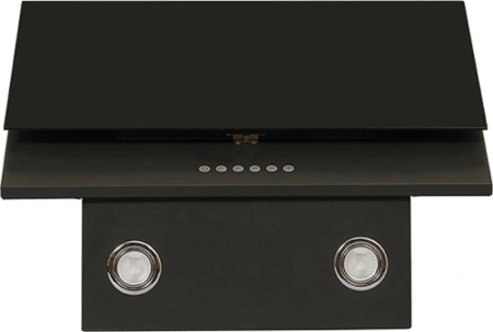 Вытяжка каминная Elikor Рубин S4 60П-700-Э4Д антрацит/черное стекло управление: кнопочное (1 мотор)