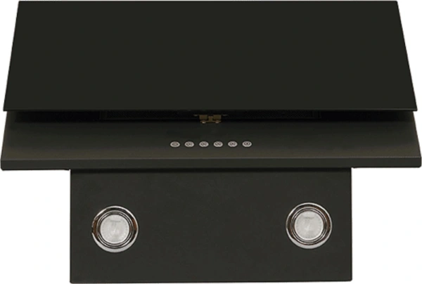 Вытяжка каминная Elikor Рубин S4 60П-700-Э4Д антрацит/черное стекло управление: кнопочное (1 мотор)