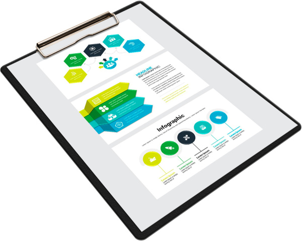 Папка-планшет Бюрократ -PD6004/BLCK A4 пластик 1.2мм черный