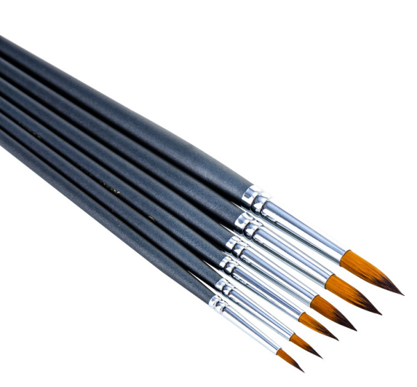 Набор кистей Deli 73892 Nuevo круг. дерев.лакир.ручка