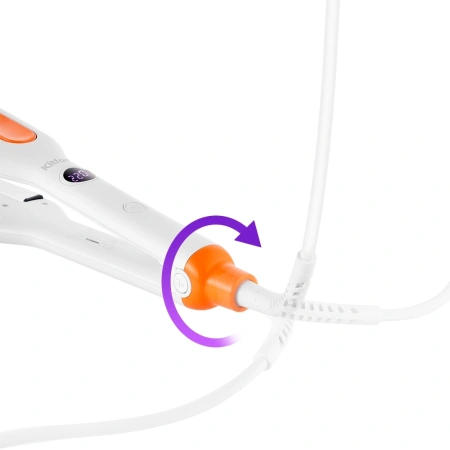 Выпрямитель Kitfort КТ-3269 59Вт оранжевый/белый (макс.темп.:220С)