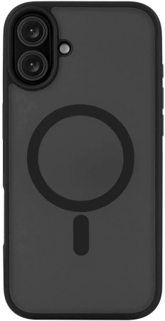 Чехол (клип-кейс) uBear для Apple iPhone 16 Plus Cloud with MagSafe черный (CS433BL67MT-I24M)