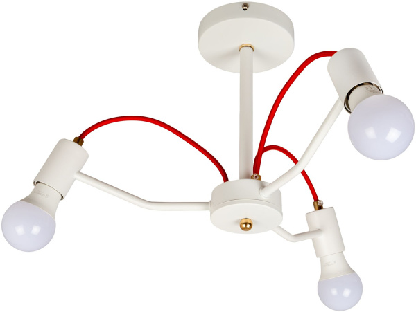 Люстра Hiper Siena H002-3 потолоч. белый/золотистый