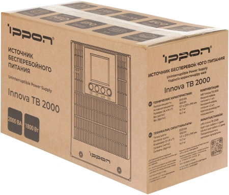 Источник бесперебойного питания Ippon Innova TB 2000 1800Вт 2000ВА черный