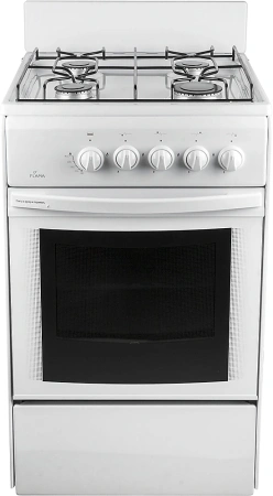 Плита Газовая Flama RG 24011 W белый реш.сталь