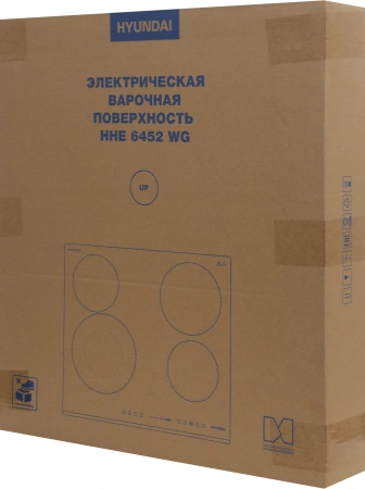Варочная поверхность Hyundai HHE 6452 WG белый