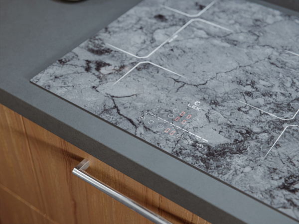 Индукционная варочная поверхность Lex EVI 640 F DS серый