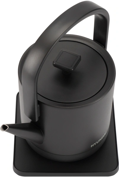 Чайник электрический Hyundai HYK-S2507 0.6л. 1000Вт черный корпус: металл