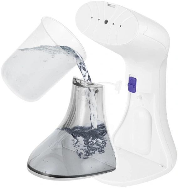 Отпариватель ручной Kitfort КТ-9198 900Вт белый/фиолетовый