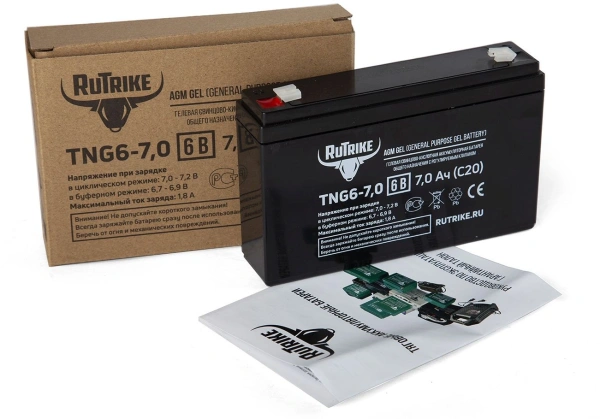 Батарея для ИБП Rutrike TNG6-7,0 6В 7Ач