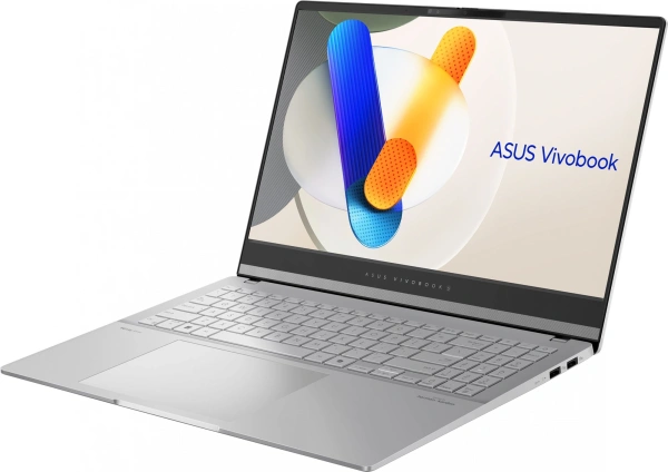 Ноутбук Asus VivoBook S15 OLED M5506NA-MA013 Ryzen 5 7535HS 16Gb SSD1Tb AMD Radeon 15.6" OLED 3K (2880x1620) noOS silver WiFi BT Cam (90NB14D3-M004S0)