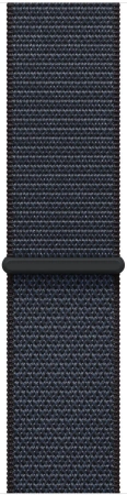 Смарт-часы Apple Watch Series 10 A2999 46мм 2.1" OLED корп.черный Sport Loop рем.черный разм.брасл.:145-220мм (MWWR3LW/A)