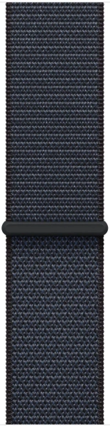 Смарт-часы Apple Watch Series 10 A2999 46мм 2.1" OLED корп.черный Sport Loop рем.черный разм.брасл.:145-220мм (MWWR3LW/A)