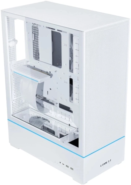 Корпус Lian-Li SUP01W белый без БП ATX 4x120mm 2x140mm 2xUSB3.0 audio bott PSU