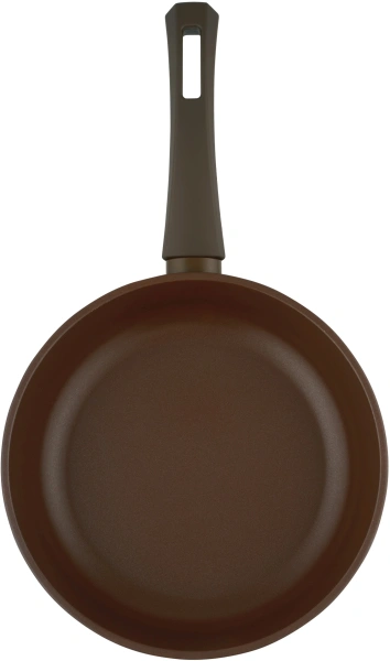 Сковорода Rondell Bruno RDA-1692 круглая 26см покрытие: Xylan Plus ручка несъемная (без крышки) коричневый