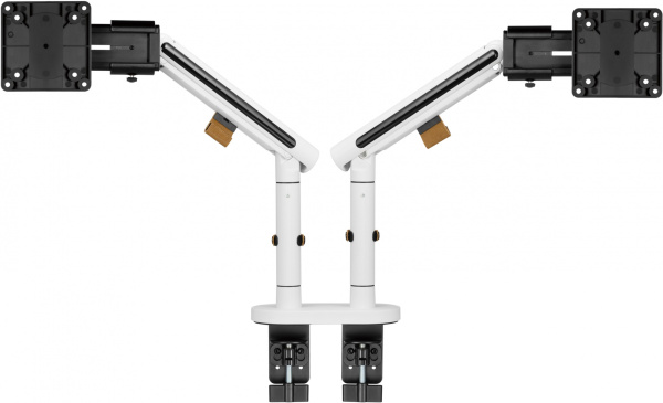 Кронштейн для мониторов Ultramounts UM727W белый 17"-32" макс.9кг крепление к столешнице поворот и н