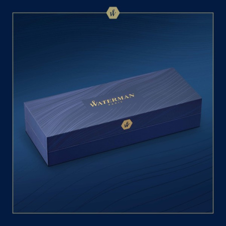 Ручка шариков. Waterman Hemisphere L`Essence du Bleu (CW2166470) LaqBlue CT M син. черн. подар.кор.