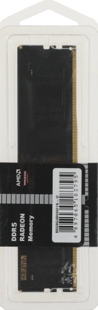 Память DDR5 8GB 4800MHz AMD R558G4800U1S-U Radeon R5 RTL PC4-38400 CL40 DIMM 288-pin 1.1В RTL