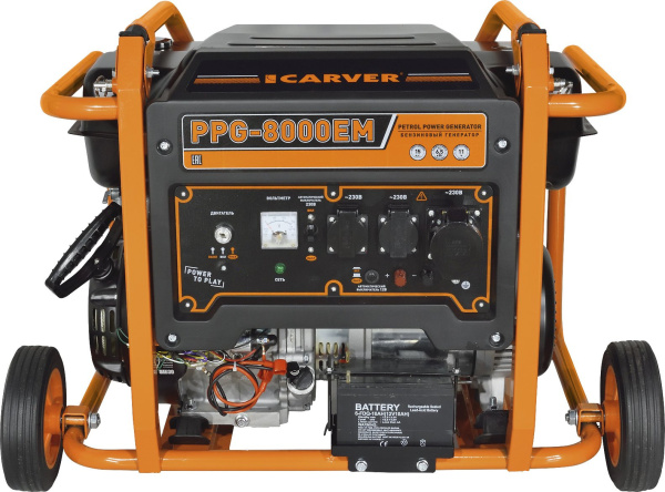 Генератор Carver PPG- 8000ЕM 11кВт