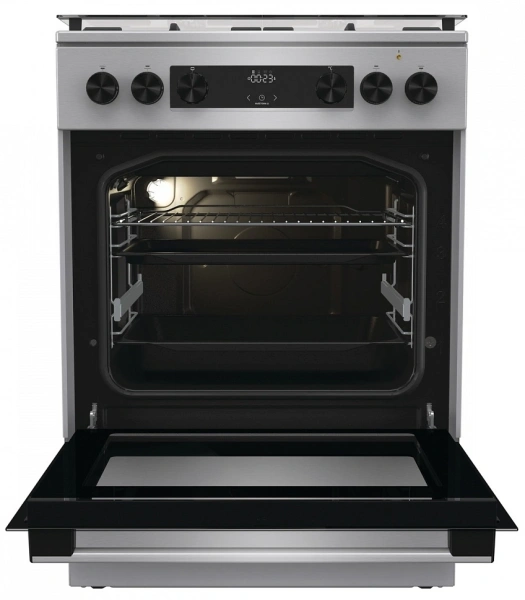 Плита Комбинированная Gorenje GKS6C72XF нержавеющая сталь