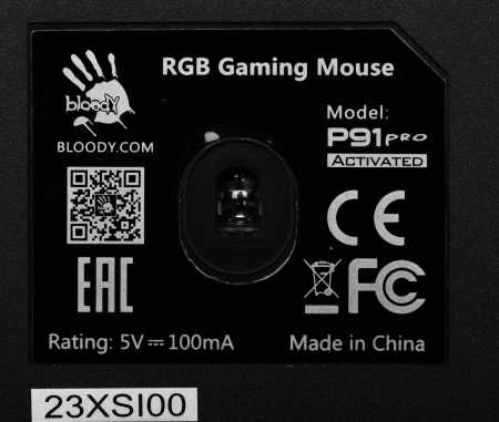 Мышь A4Tech Bloody P91 Pro черный оптическая (16000dpi) USB3.0 (8but)