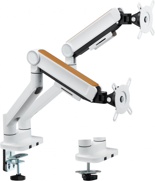 Кронштейн для мониторов Ultramounts UM733W белый 17"-32" макс.8кг настольный поворот и наклон 2