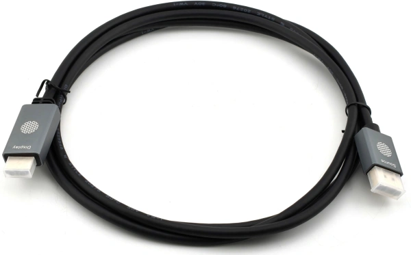 Кабель аудио-видео Cactus CS-DP-HDMI-1.2-2 DisplayPort (m)/HDMI (m) 2м. позолоч.конт. черный