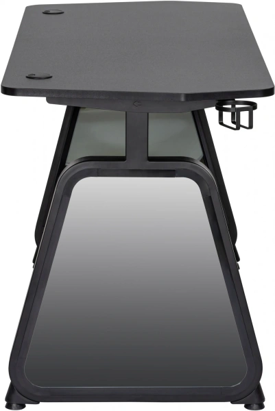 Стол игровой Cactus CS-GMD-BK-RGB столешница МДФ черный каркас черный 136x60x75см