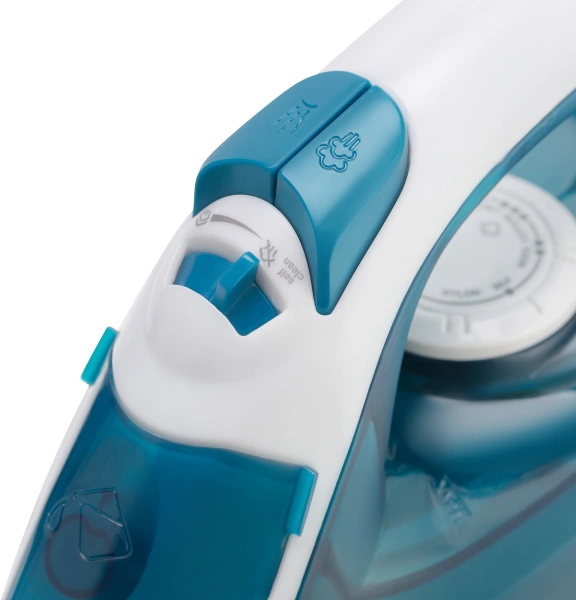 Утюг Maxwell MW-3056 1800Вт белый/синий