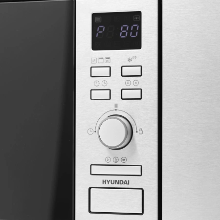 Микроволновая печь Hyundai HBW 2040 IX 20л. 800Вт серебристый (встраиваемая)