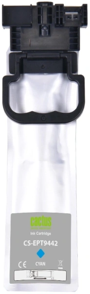 Картридж струйный Cactus CS-EPT9442 T9442 голубой (45мл) для Epson WorkForce WF-C5290DW/WF-C5790DW