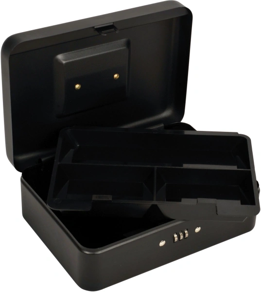 Ящик для денег без номинала Cactus CS-DCB-003 с кодовым замком 90x250x180 графитовый сталь 1.13кг