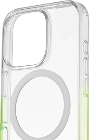 Чехол (клип-кейс) uBear для Apple iPhone 16 Pro Fusion with MagSafe лайм (CS443LM63PFS-I24M)